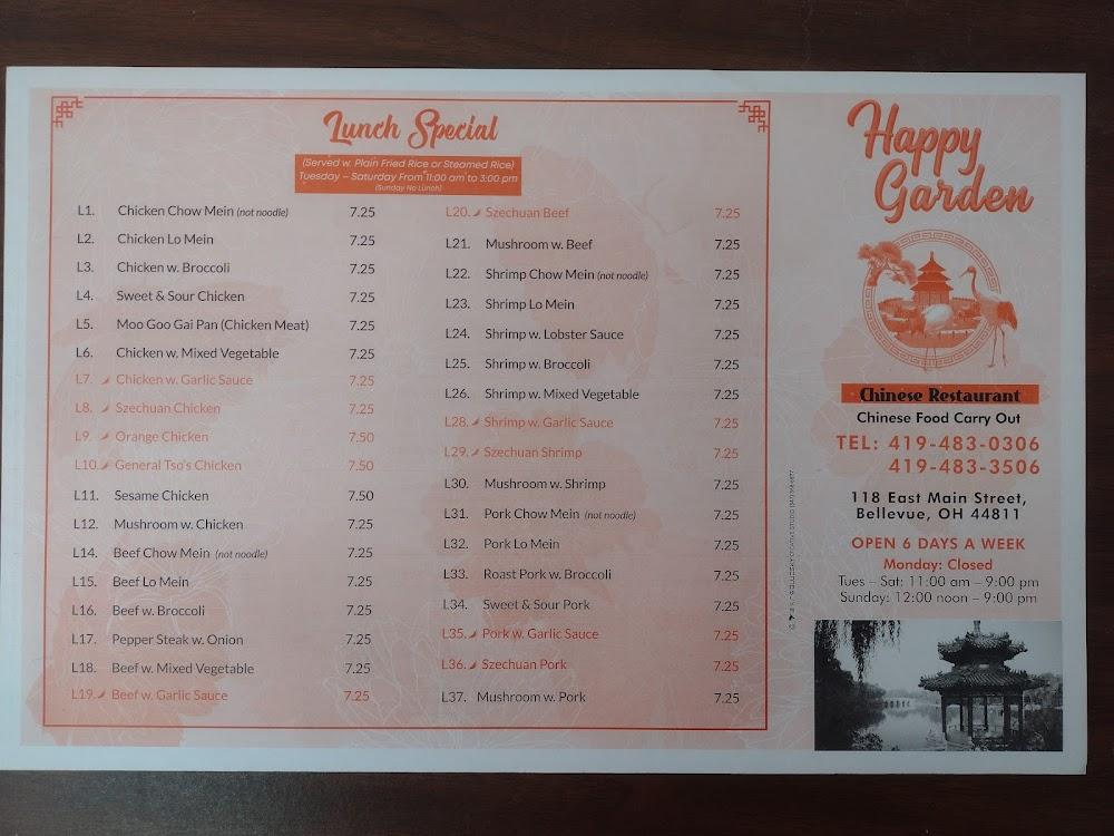 Happy Garden Menu image 4